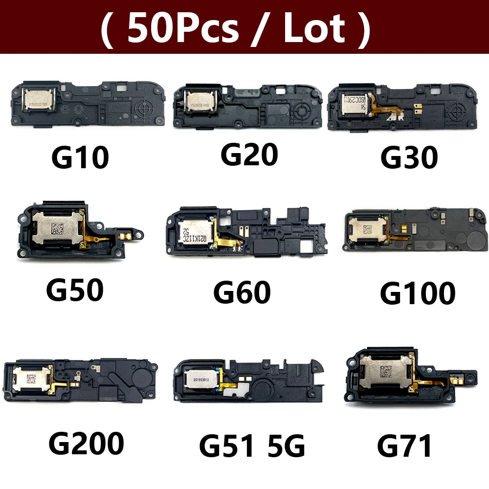 

50 шт., гибкий кабель для динамика Motorola Moto G100 G10 G30 G51 G50 G71 5G G200 G60 G20 G60s G31 G32