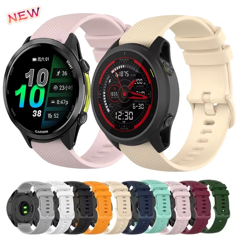 Enhanced Silicone Breathable Wristband Strap - Official 22mm/20mm