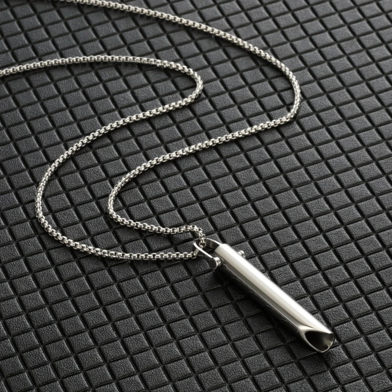 Adjustable Stainless Steel Mindful Necklace for Anxiety Relief