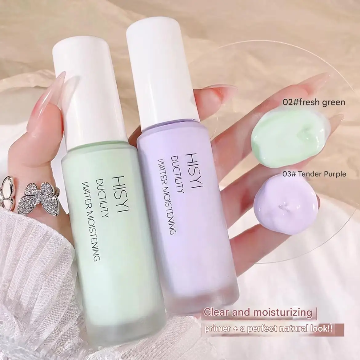 Primer per trucco Crema isolante Modifica idratante Naturale Anche il tono della pelle Correttore a lunga durata Rinfrescante e Docile 3