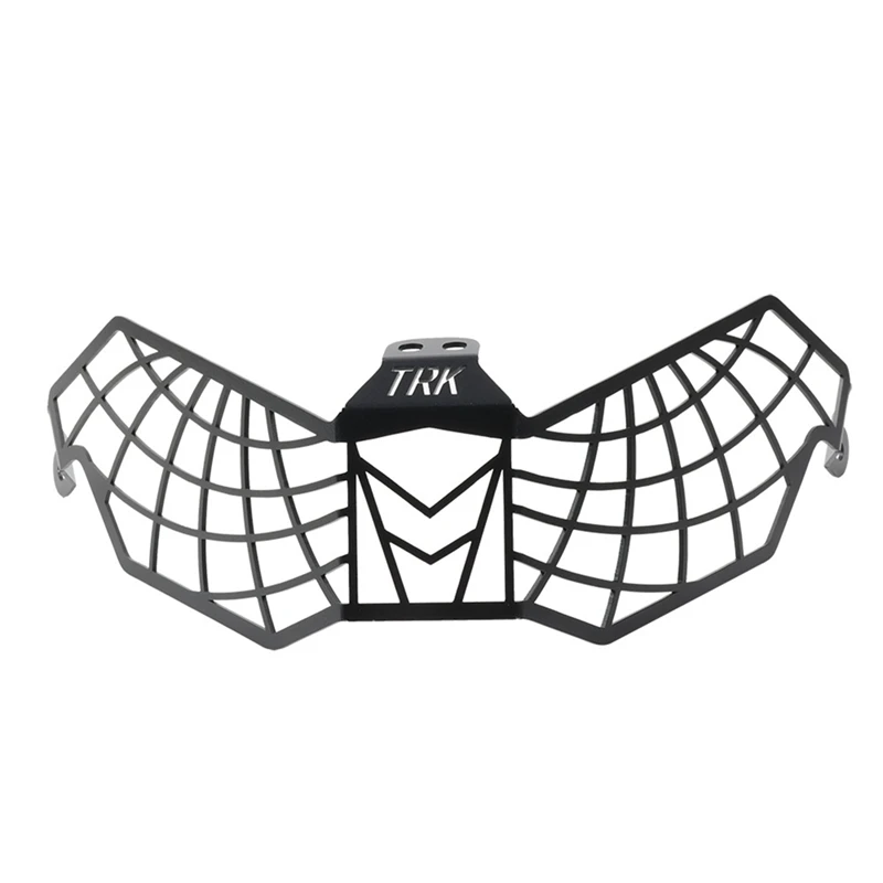 

1 PCS Motorcycle Headlight Guard Grill Grille Protection Mesh Black Metal For Benelli TRK702X TRK702 X TRK 702X 702 X 2023 2024