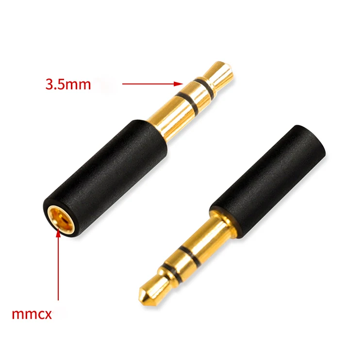 para Adaptador Mmcx 0.78 mm Pinos para m1 m2 Zx1 Wtd3 Fone de Ouvido Estéreo Faça Você Mesmo Par 3.5 mm - Image 4