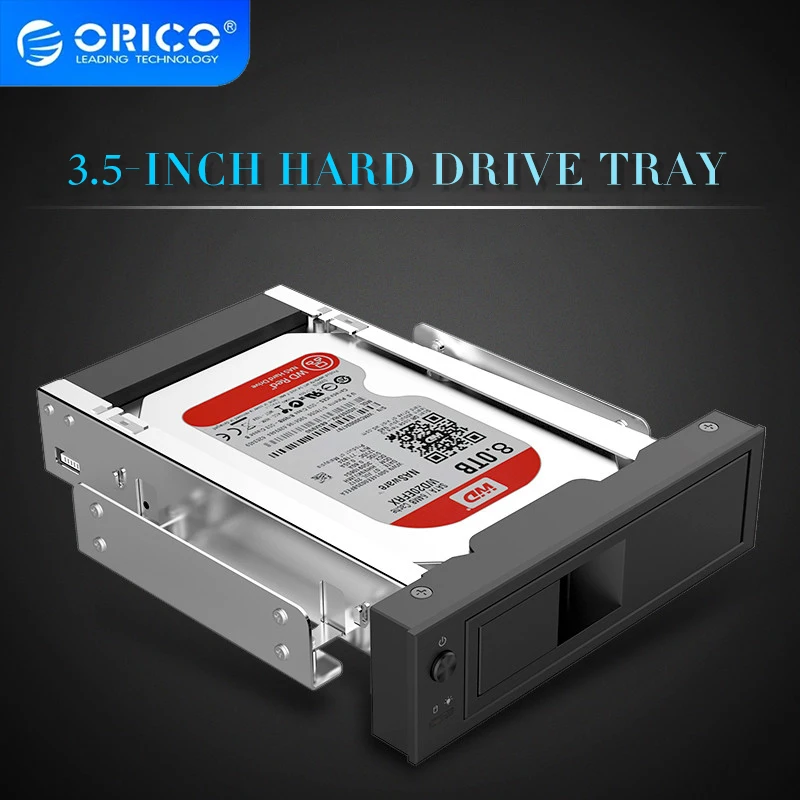 Orico 1125ss Disco Rígido Caddy 2.5 a 3.5 Polegada Inoxidável Interno Disco Rígido Suporte de Montagem Adaptador 3.5 Sata Hdd Móvel Quadro