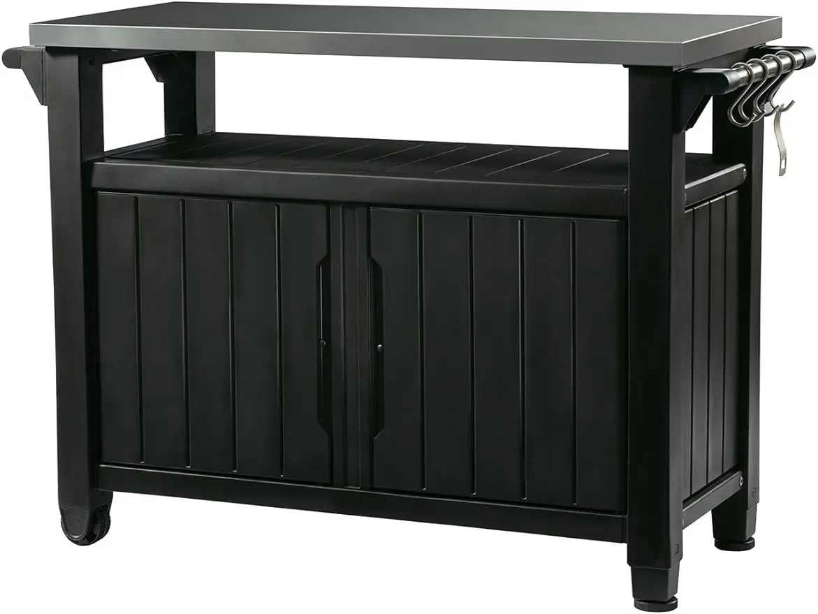 

Keter Unity XL Portable Table and Storage Cabinet, in Dark Grey