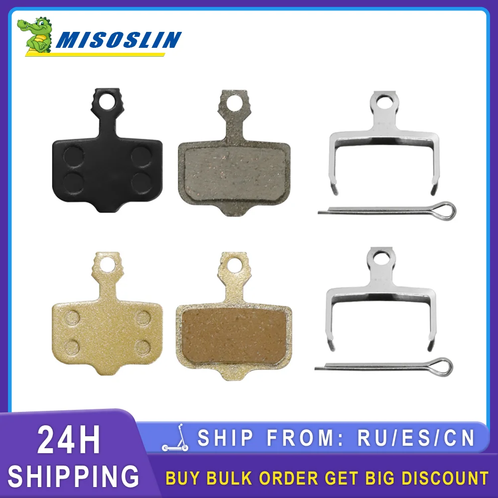 1/2 Paia Pastiglie Freno A Disco Per Bicicletta Semi-Metalliche Per Avid Elixir Juicy Bb5 Bb7 Sram Xo Smart E-Bike Upgrade Braker Pad Accessori