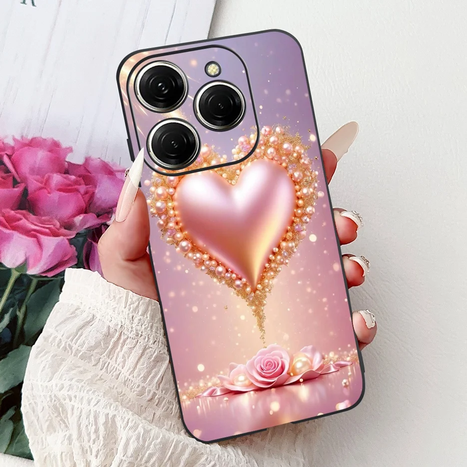 Stylish Painted Soft TPU Phone Case - For Tecno Spark 20 Series