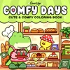Halloween Coloring Book COZY FRIENDS Coloring Book For Adults And Teens Featuring Adorable Creepy Creatures for Halloween Gifts 1