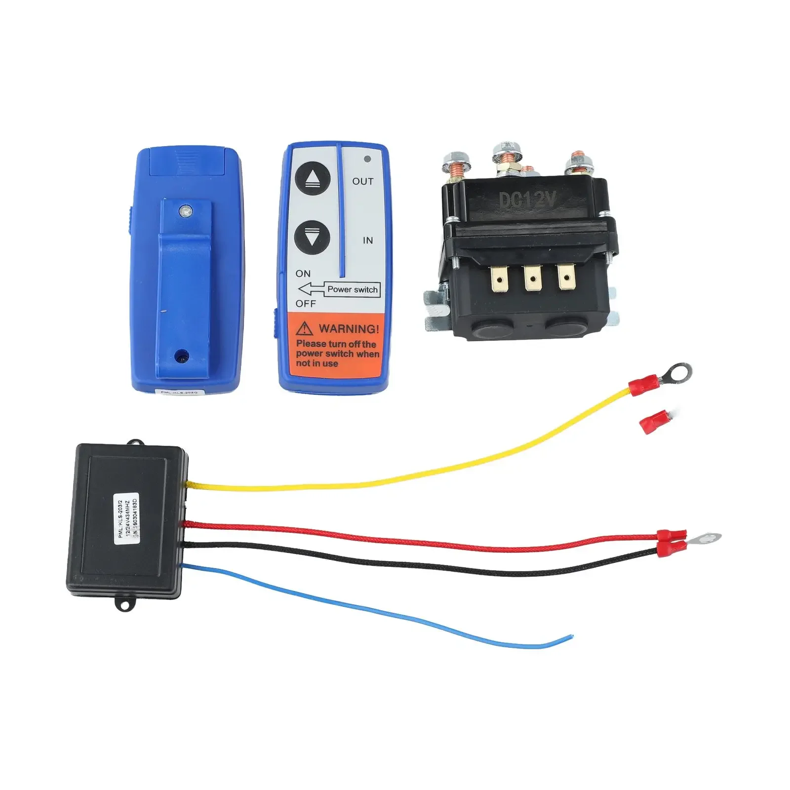 12V 250A Electric Winch Radio Remote Control And Winch Relay Set Hot Sale Brand. New And High Quality