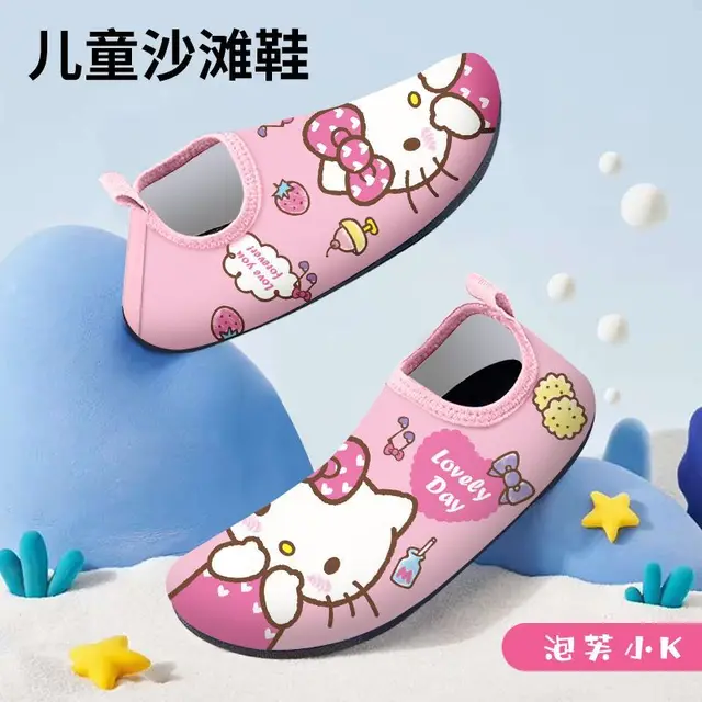 Hello Kitty Sanrio Boys and Girls Parent-Child Swimming Beach Shoes Quick Dry Breathable Baby Indoor Floor Socks Soft Gift 2