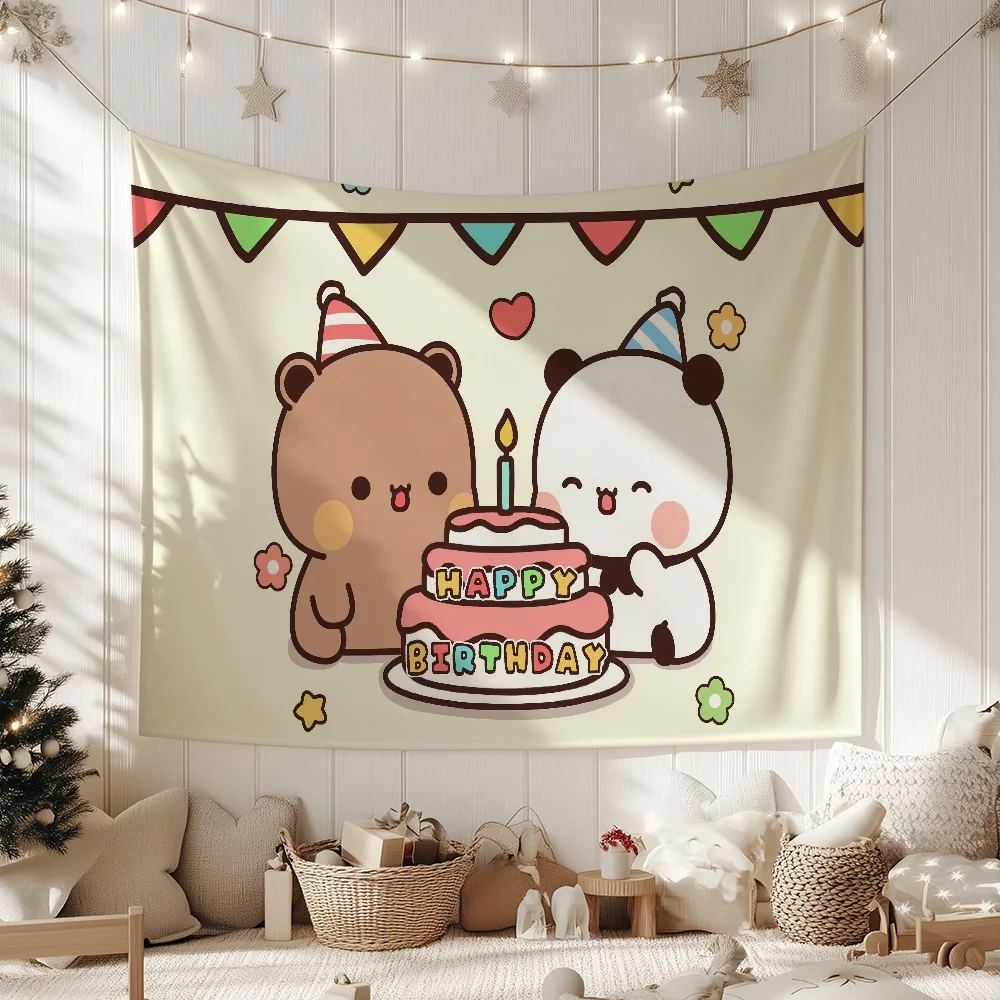 Dudu Bubu Happy Birthday Celebration Banner for Indoor & Outdoor Decor