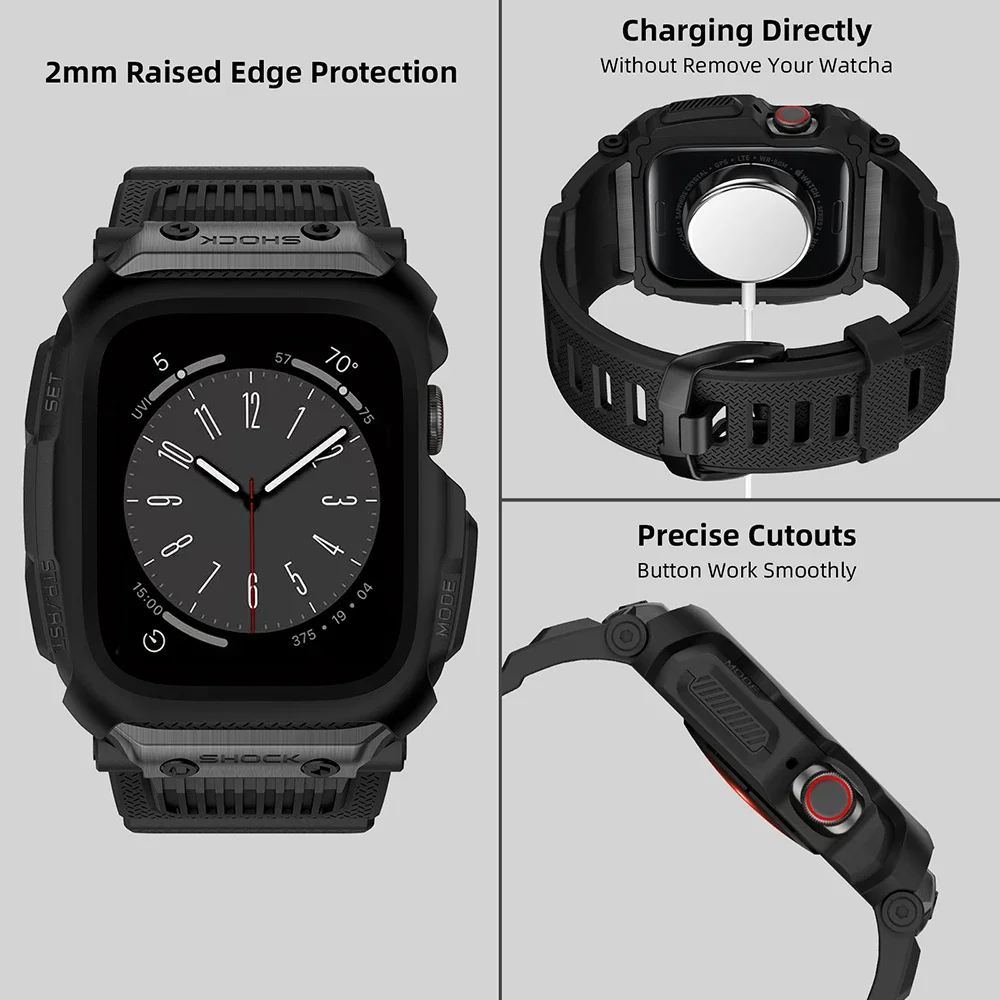    Apple Watch 8 7 SE 6 45mm 44mm 42mm   Ʈ Mod ŰƮ correa Apple watch