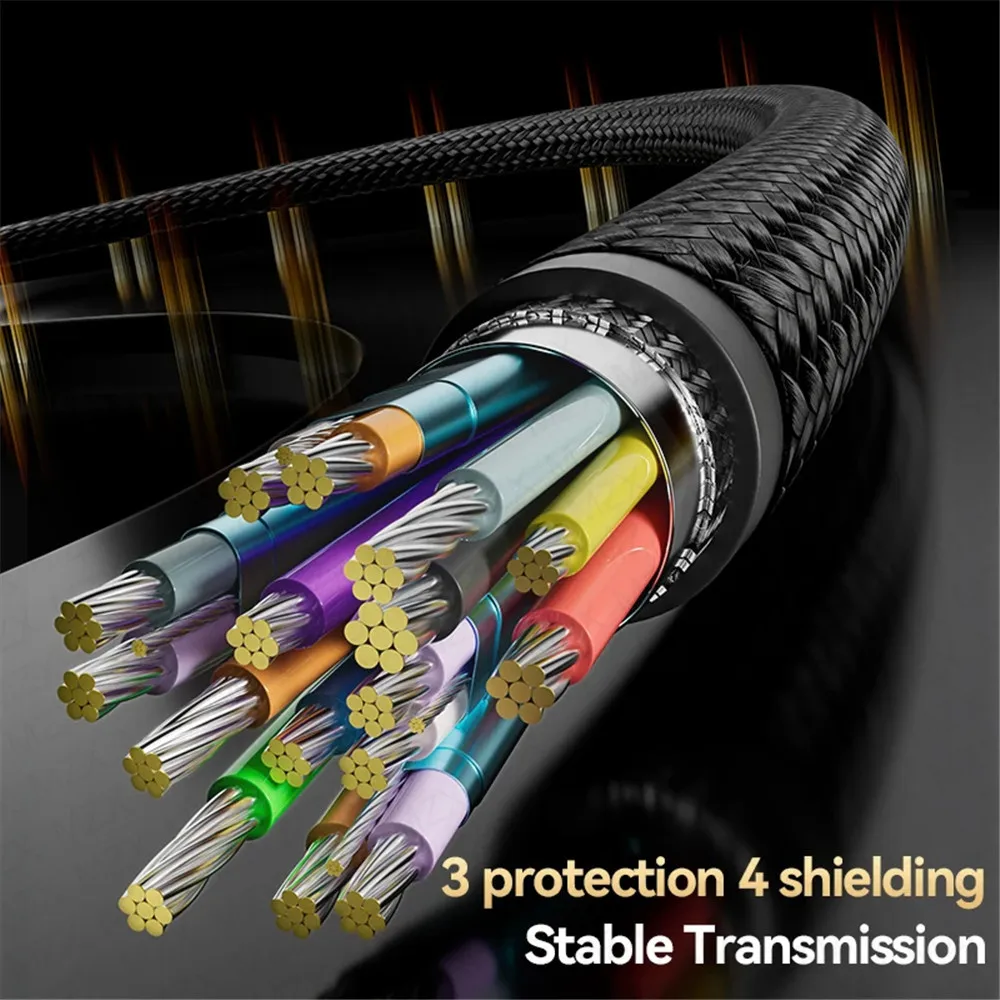 Premium USB-C to HDMI Cable - 8K/4K UHD Display Converter, 120Hz Refresh, Multiple Lengths Available