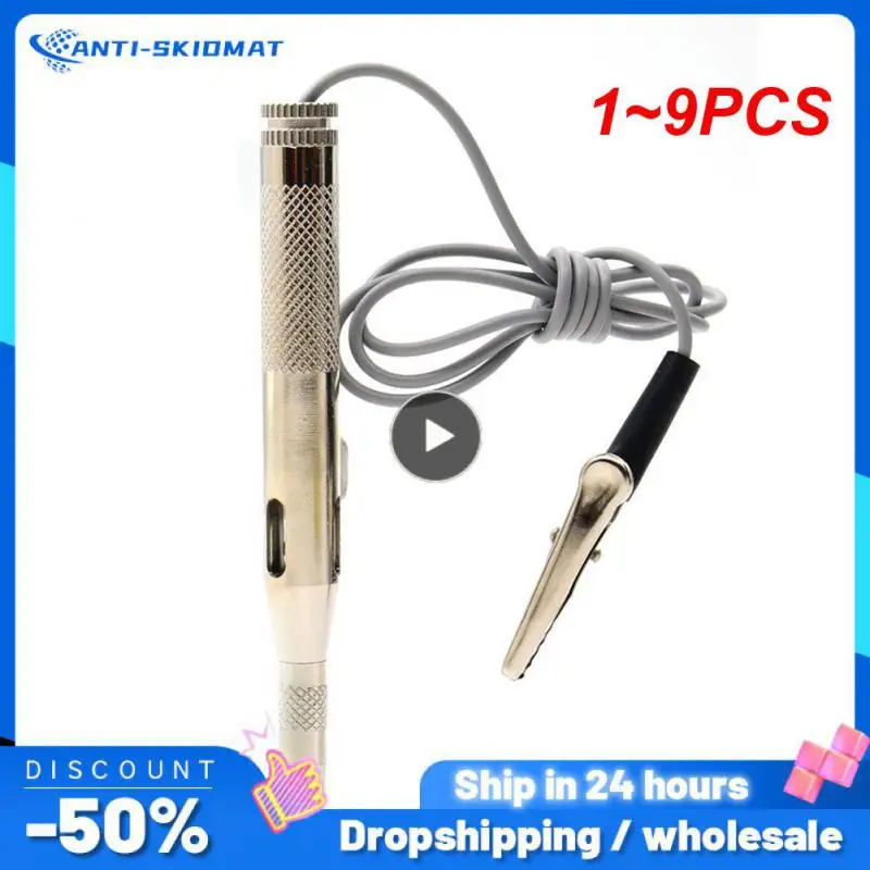 

1~9PCS Car Diagnostic Tool DC 6V 12V 24V Probe Light System Test Probe Lamp Car Light Circuit Tester Lamp Voltage Test Pen
