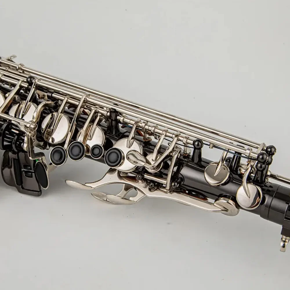 JUPITER 1100 Alto Eb Tune Saxophone Brass Musical Instrument Black silver Lacquer Sax With Case Mouthpiece