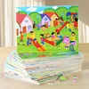 Wooden Puzzles Cartoon Animal Traffic Tangram Wood 3d Puzzle Montessori Educational Toys for Children Gifts 1