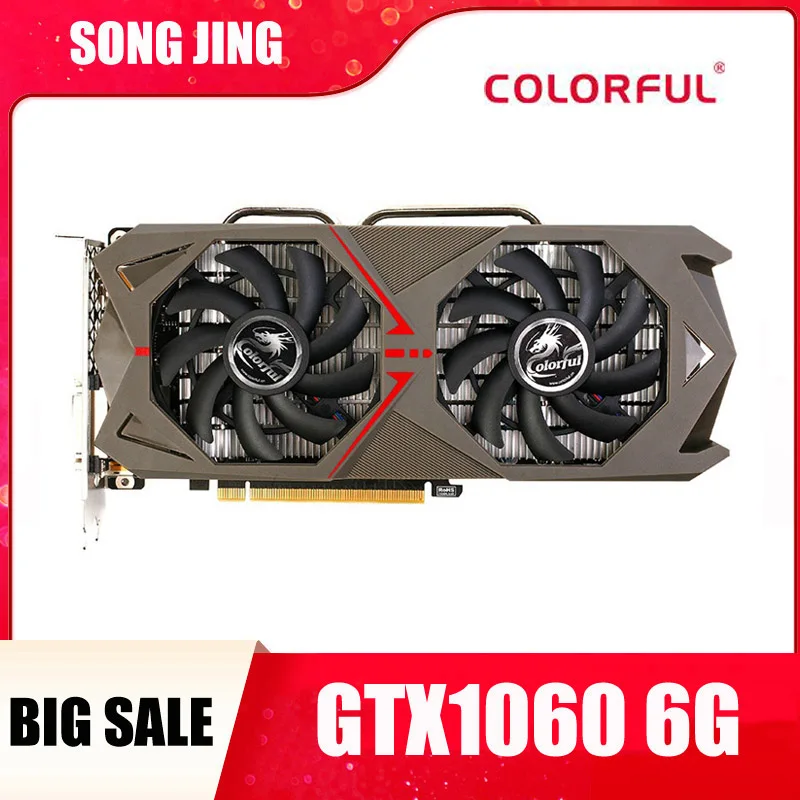 

Igame graphics card gpu nvidia geforce GTX 1060 o6g video card pubg desktop computer game map 960 1050ti VGA dvi pci-e