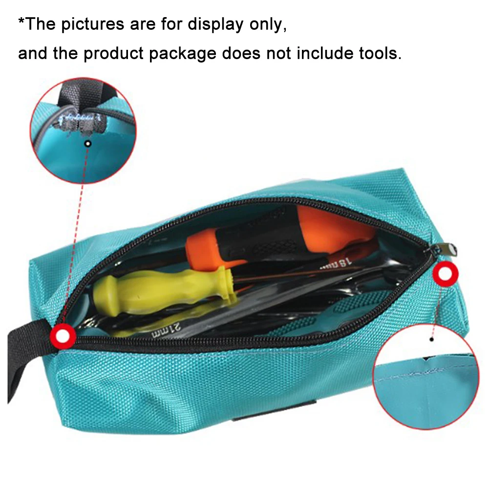 

Mini Utility Tool Bag Pencil Multi-Purpose Storage Waterproof Oxford Cloth Organizer Can Put Small Screws Nail Part