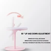1200 mah LED Makeup Mirror 3 Color Light Adjustment  Light Up at a Touch Ultra Long Endurance Tray Storage Table Vanity Mirror 4