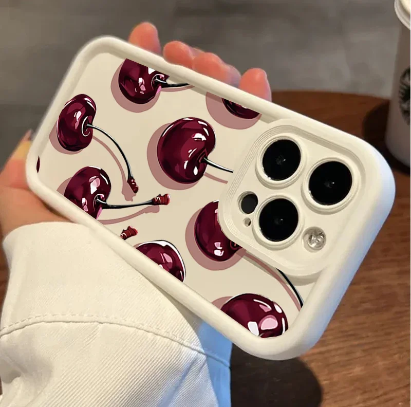 Cherry Fruit Soft Phone Case Cover – Vibrant, Stylish Protection