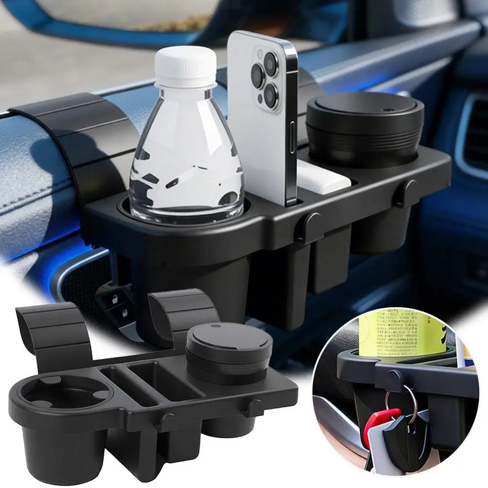 Tragbarer Auto-Türgetränkehalter Multifunktionaler Auto-Fenster-Organizer Handy-Aufbewahrungsbox Getränkehalter mit Aufhängehaken – Detail 11