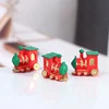 1pcs 1:12 Dollhouse Miniature Mini Small Train Simulation Model For Doll House Decor Pretend Toys Accessories 3