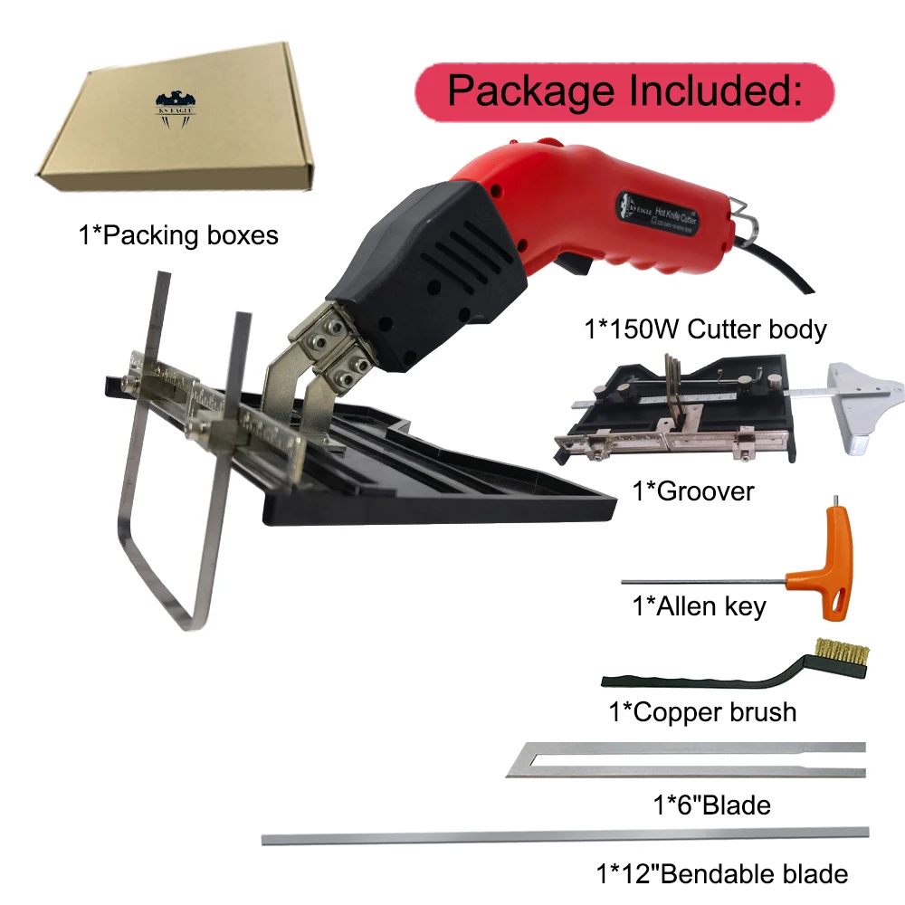 Nickel-cadmium Foam Cutter Hot Knife 5/10/15/20/25CM Electric Foam  Polystyrene Cutting Machine Portable Styrofoam Cutting Tool