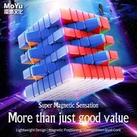 Moyu Cube Meilong 6x6x6 magnetic cube MFJS 7M Moyu 7x7x7 Speed cube Magnetic Positioning Anti-POP Smooth turning Cube Toys 1