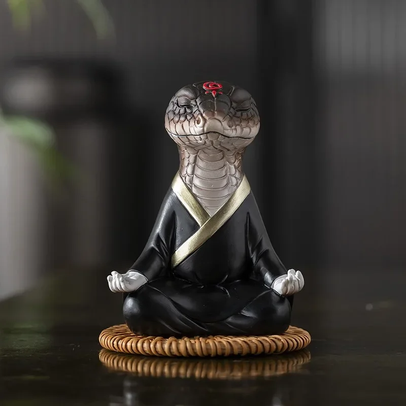 Zen Snake Ornaments for The Year of Birth Desktop Luck Car