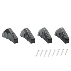 Shark Fin Carbon Fiber Pattern Car Spoiler Rear Lip Accessory (2)