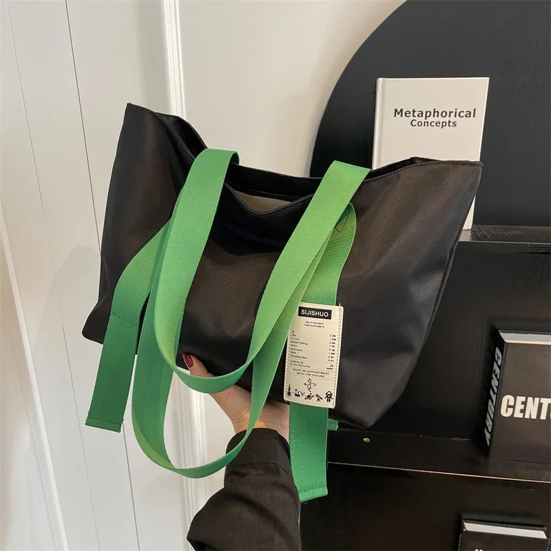 сумка женская пляжная сумка шопер сумка женская большая Дизайнерская роскошная сумка через плечо, модель 2023 большого размера Качественные вместительные сумки-тоуты из ткани Оксфорд с несколькими карманами