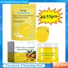 Facial Cleansing Pads Exfoliating Massage Balance Oil Removing Dead Skin Shrink Pores Smooth Turmeric Face Cleanser 40/55PCS 1