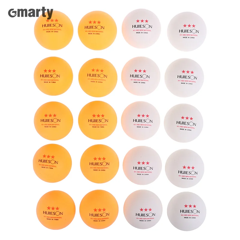

10pcs Table Tennis Ball 40+mm Diameter 2.8g 3 Star ABS Plastic Ping Pong Balls