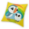Puffins Preschool Gifts - Rocks - Irish Coast - Ireland Square Pillowcase Cushion Cover Comfort Pillow Case Throw Pillow cover 3