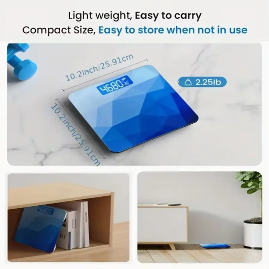 Gradients Color LCD Display Bathroom Weights Scale Household Accurate Gym Smart Scales Body Weighing Digital Electronic Scale
