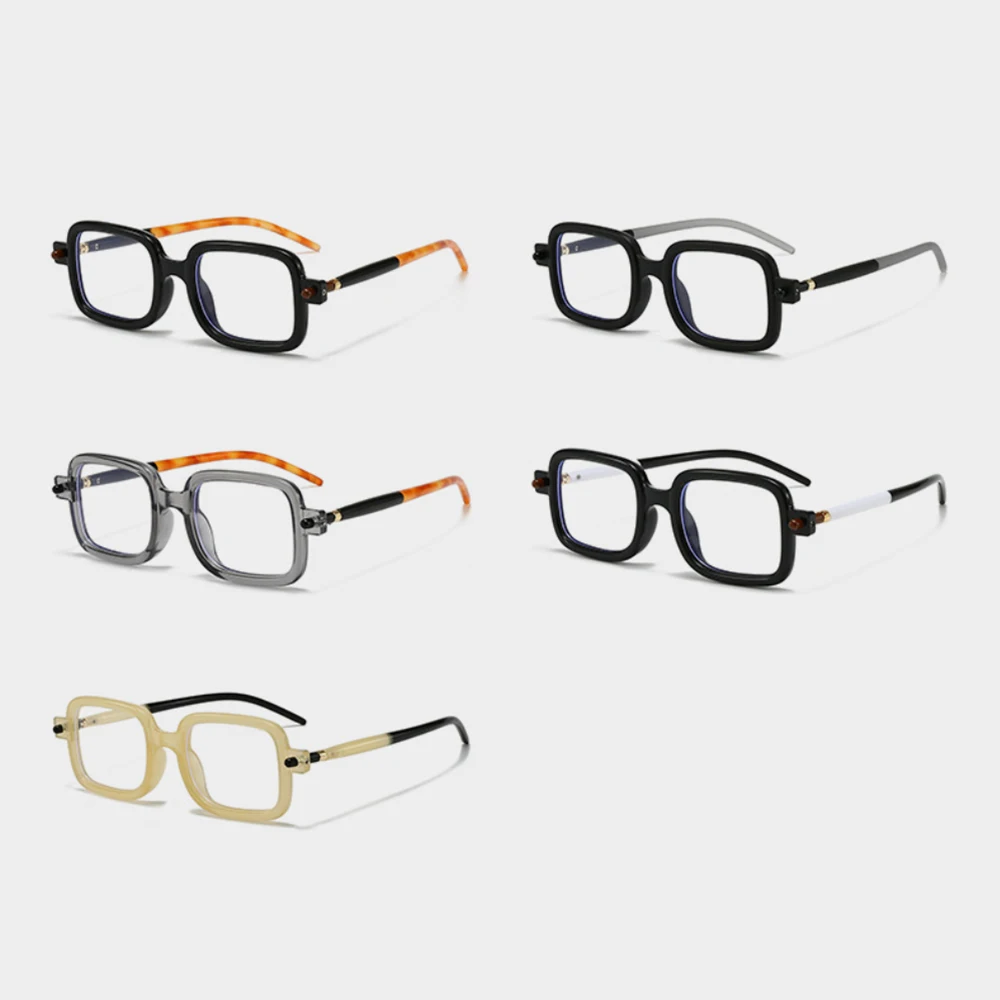 Anti Blue Light Glasses Modern Thick Frame Sunglasses Luxury Brand Glasses Versatile Blue Light Blocking Glasses For Party Stage