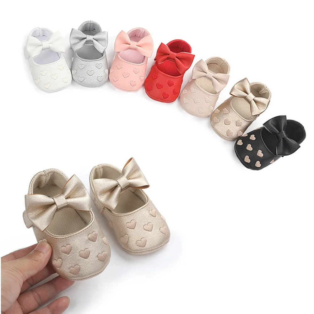 Baby PU Leather Baby Boy Girl Baby Toddler Baby Shoes for 1 Year Old