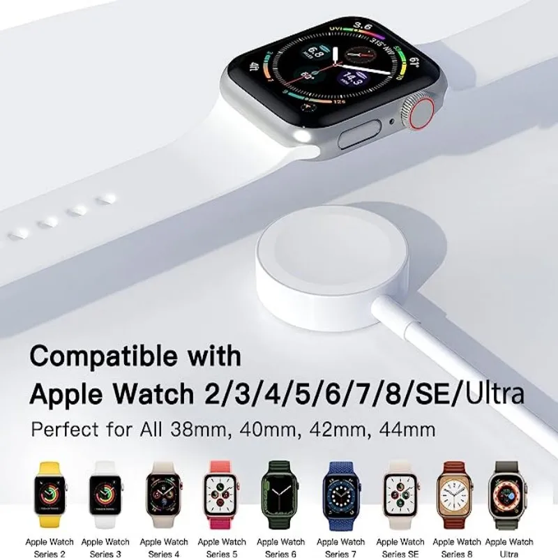 Wireless Charger Magnetic for Apple Watch Series 9 8 7 Ultra 2 SE fast Charging Cable Accessories for iWatch 8 7 6 5 4 3 2 1