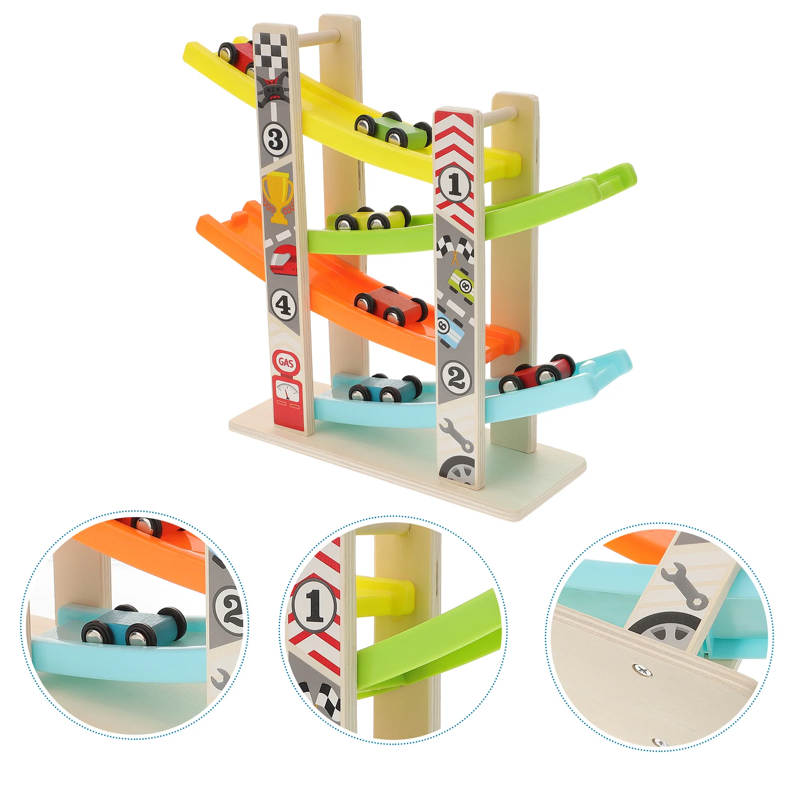 

1 Set Race Track Toy Multi-layer Gliding Car Ramp Toy Kids Toddler Toy Gifts