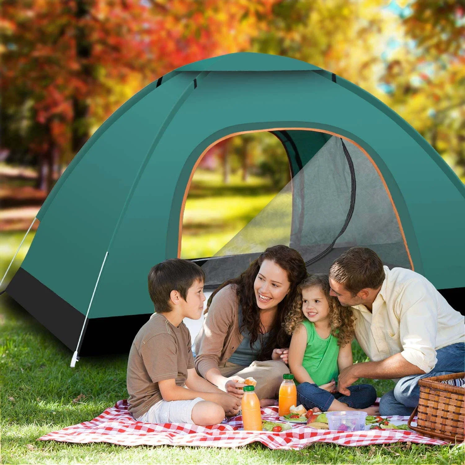 Automatic Pop Up Outdoor Camping Tent 2