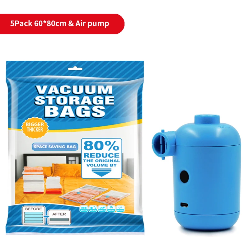 USB Electric Pump and 8 Vacuum Travel Bags Set Review