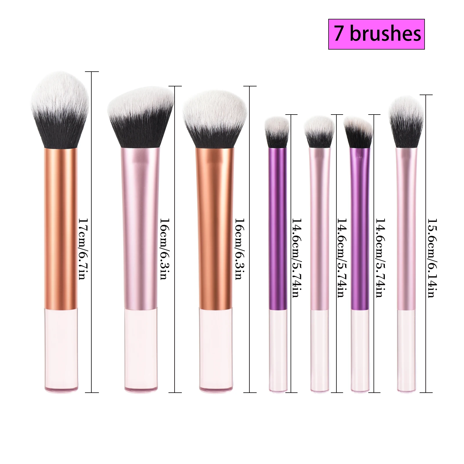 KOSMETYKI RT Color Makeup Brush Powder Foundation Contouring Brush Eyeshadow brush quality makeup tools