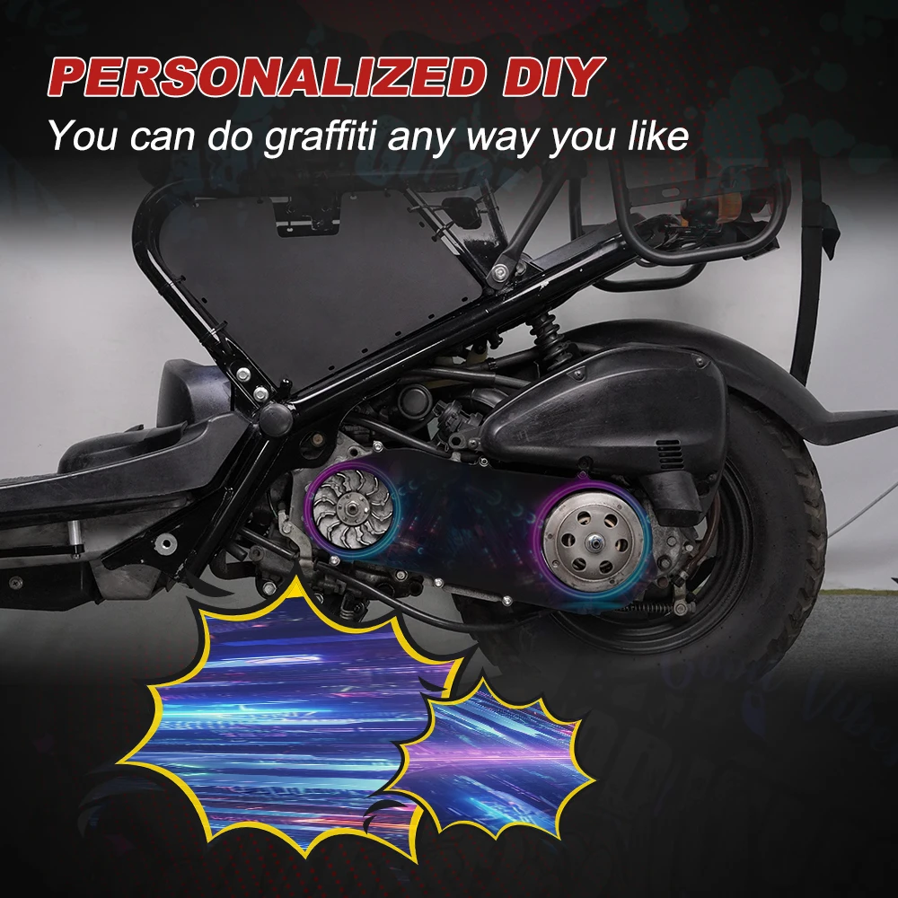 Motorcycle Aluminum CVT Cover Ankle Biter Fit For Honda Ruckus 50