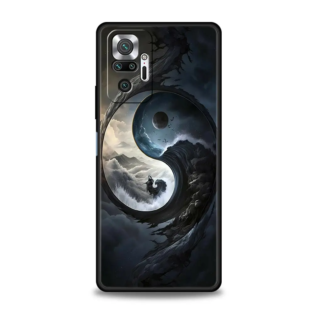 Soft TPU Phone Case with Landscape Art Design