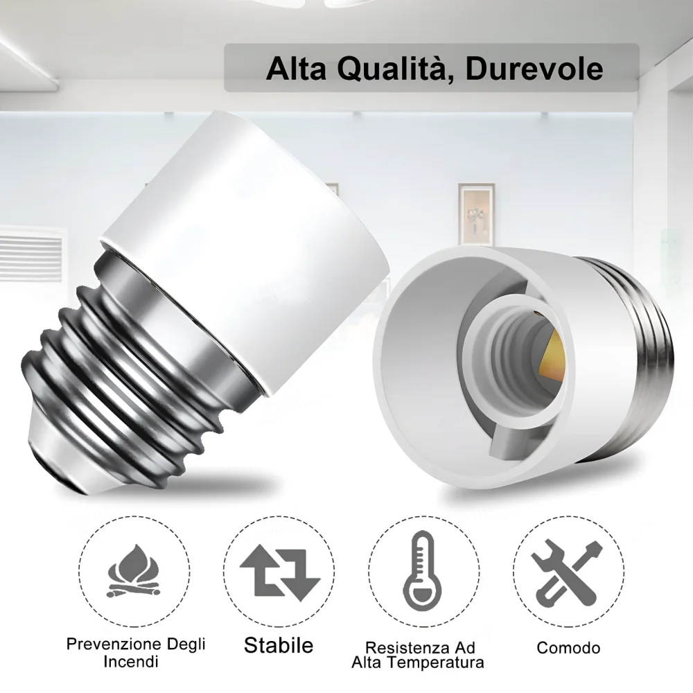 E27 TO E14 LED Bulb Lamp Holder 2 in 1/3 in 1/4 1/5 1 E27 Base Socket Splitter LED Lamp Socket Light Bulb Adapter Holder