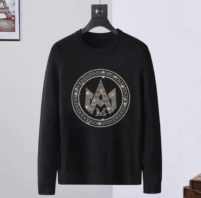 

Man Designer Rhinestone pullover tees T-shrit drop shipping Tops men's gifts