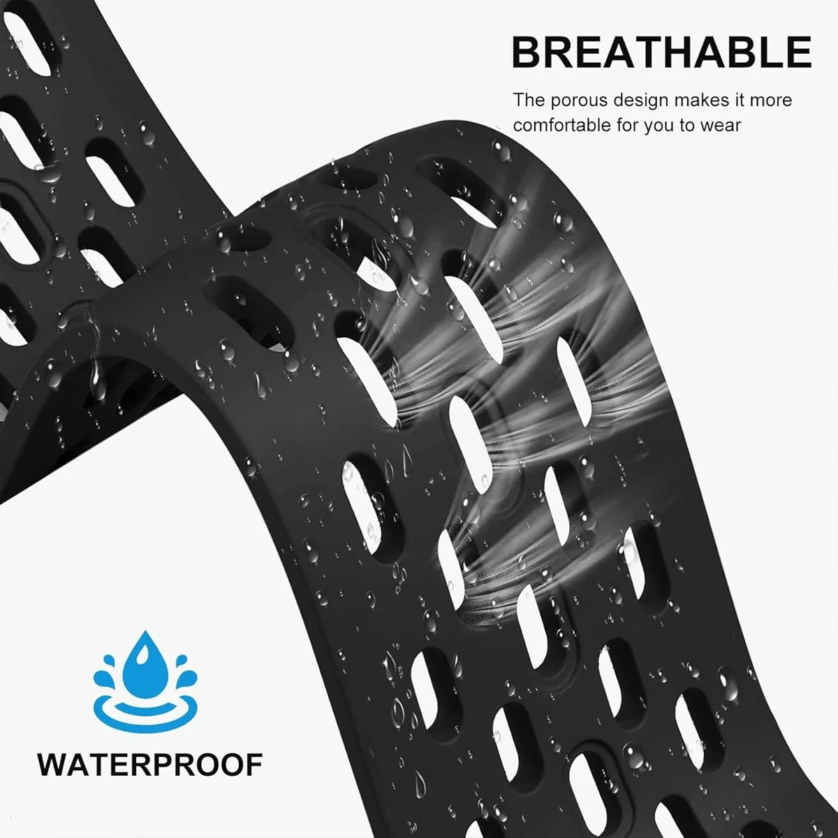 Silicone Breathable Sports Band Bracelet