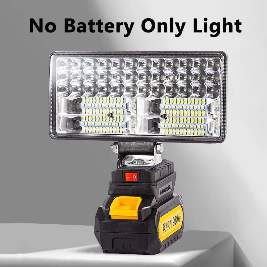 18V Li-ion Battery LED Work Light Flashlight Portable Emergency Flood Lamp Camping Lamp For Dewalt led flashlight camping lights camping lamp led work light work light