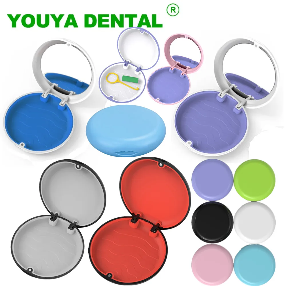 Boîte de retenue pour fausses dents, mallette de rangement pour prothèses dentaires, protège-dents, aligneur, bretelles, conteneur d'orthodontie, organisateur de fournitures d'hygiène buccale
