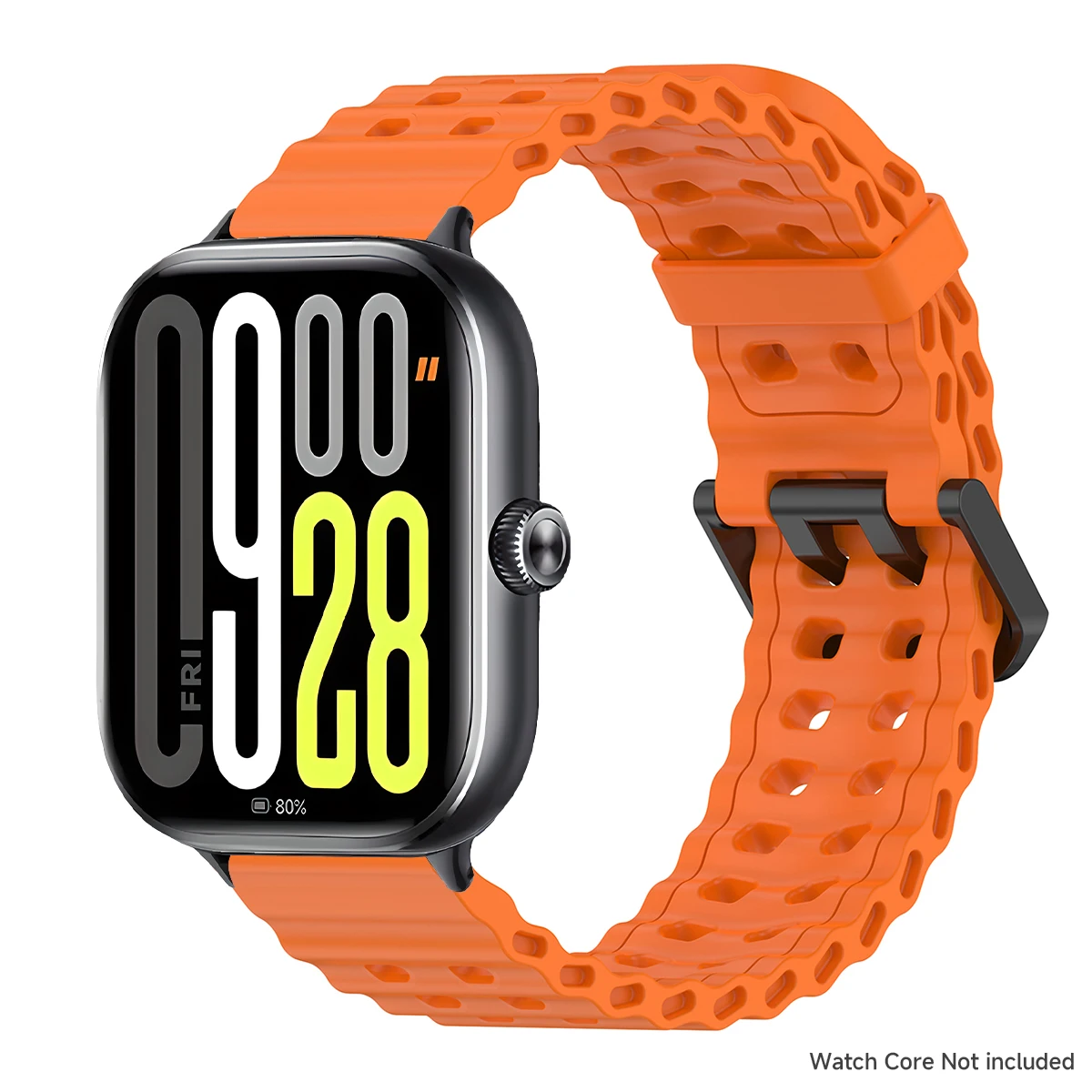 Two-Tone Breathable Silicone Sport Wristband Strap