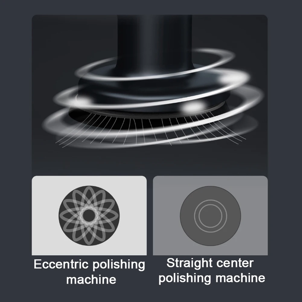 1500r/min Cordless USB Recharging Car Auto Scratch Repairs Machine Home Household Car Polishers Eccentric Waxing Machine